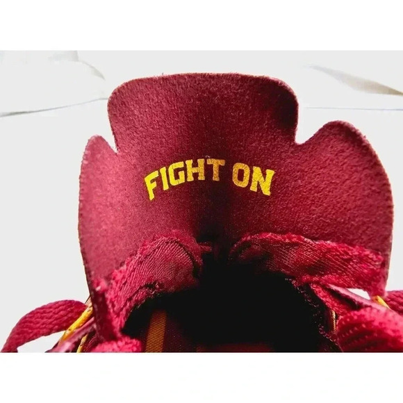 Nike Size 9 Men's Train Speed 4 AMP USC Trojans Logo Red Gold Low Lace Sneakers - Picture 7 of 13